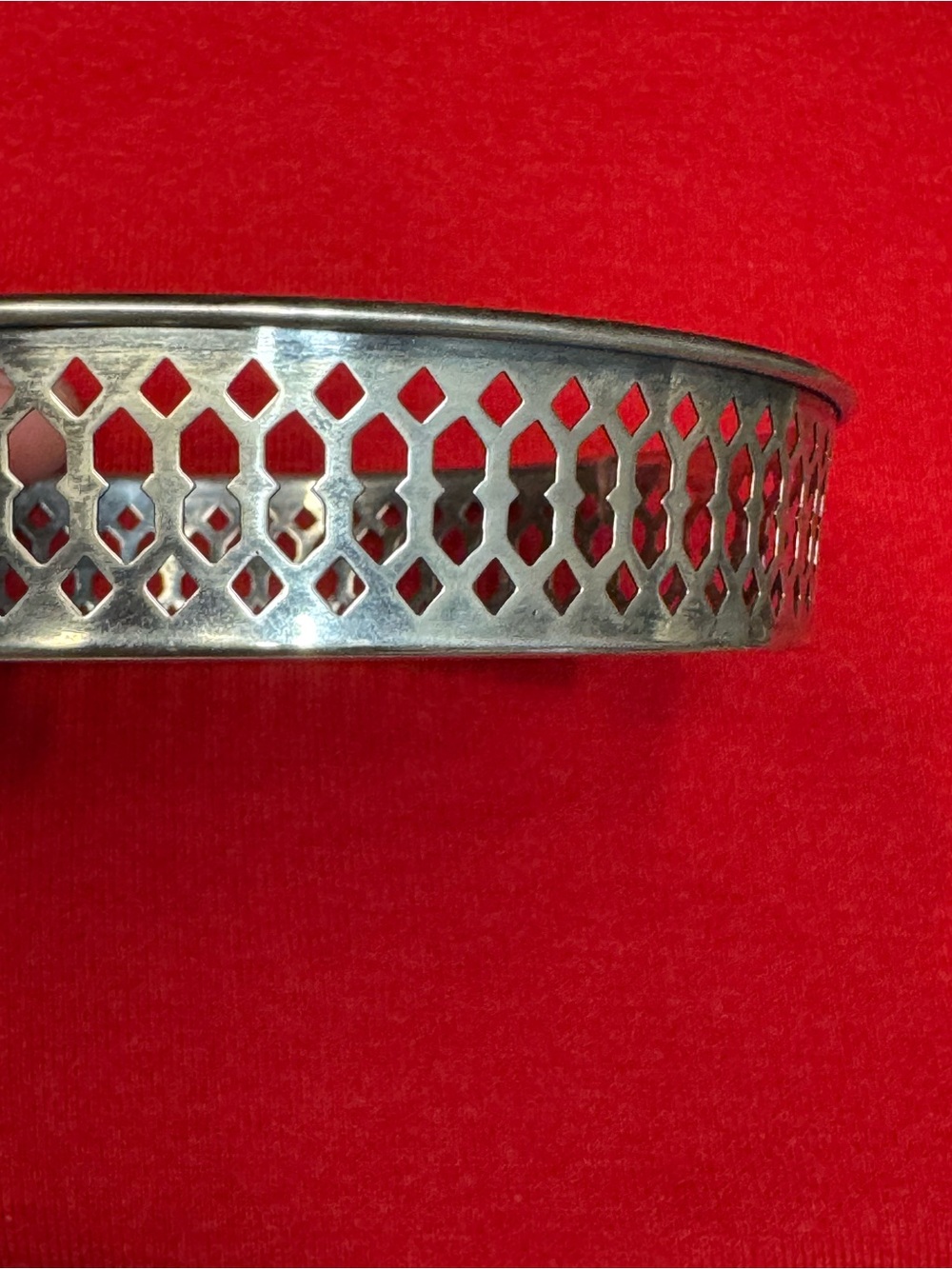 Watrous Sterling Silver Wine Coaster Ring